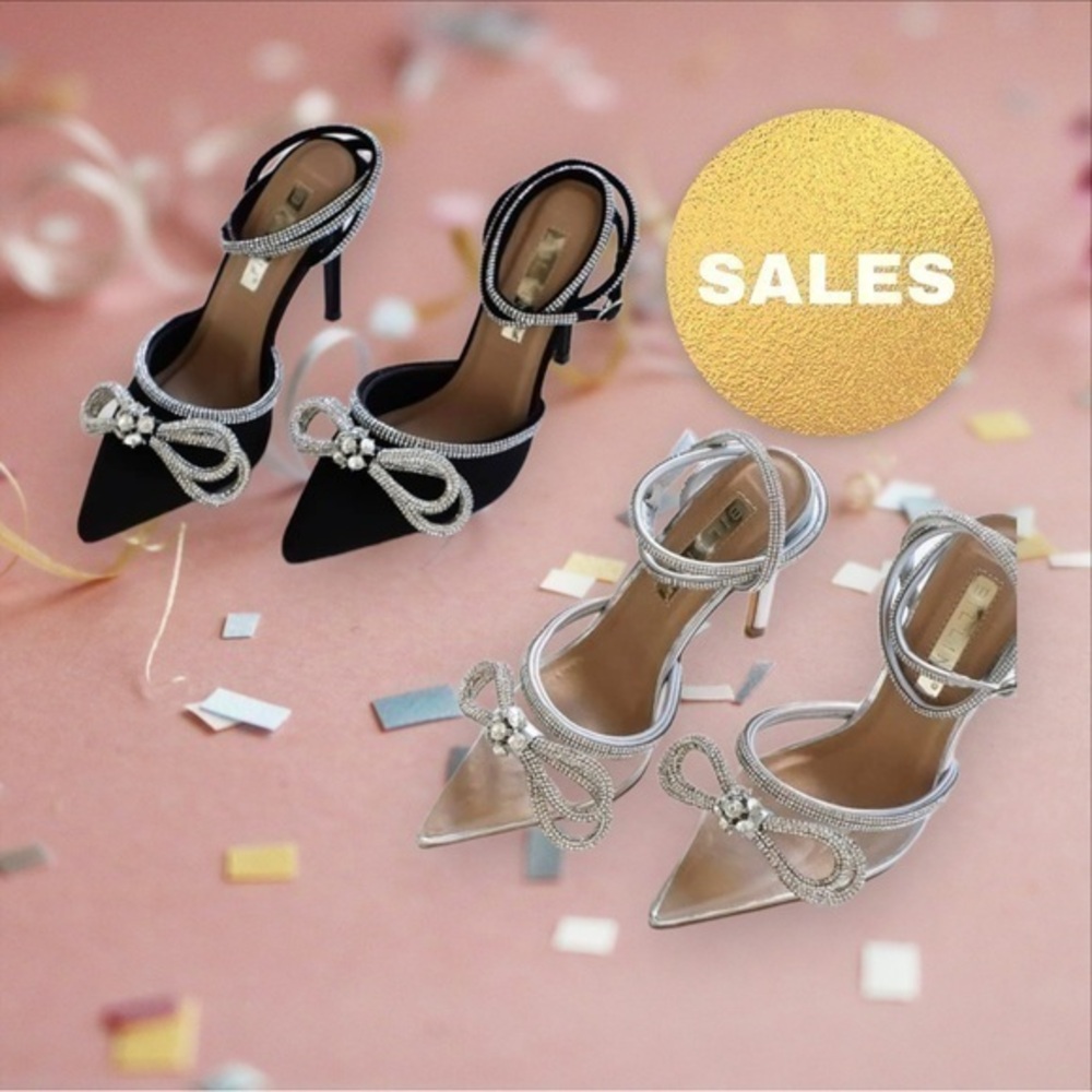 Silver heels